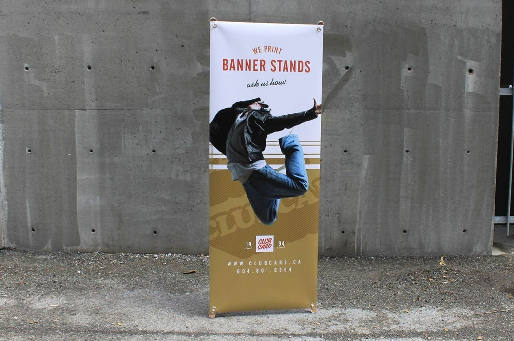 Bamboo X - Stand + Banner - Clubcard Printing Canada