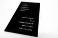 Black Soft Touch Business Cards 34pt - Clubcard Printing Canada