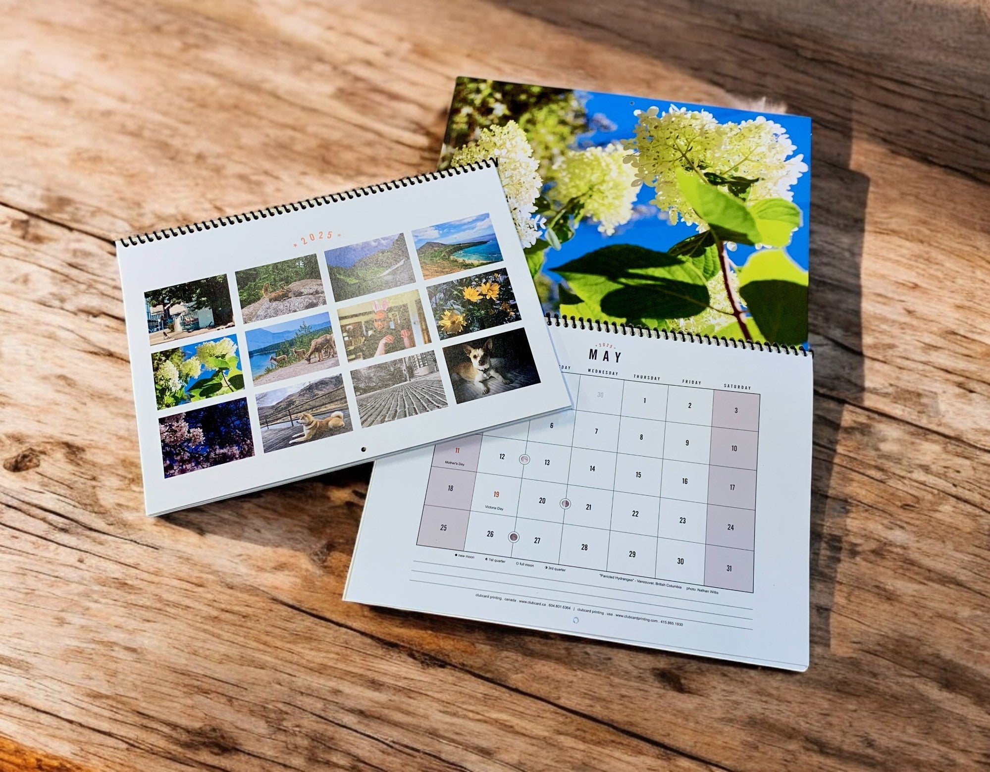 Coil Bound Calendars - Clubcard Printing Canada