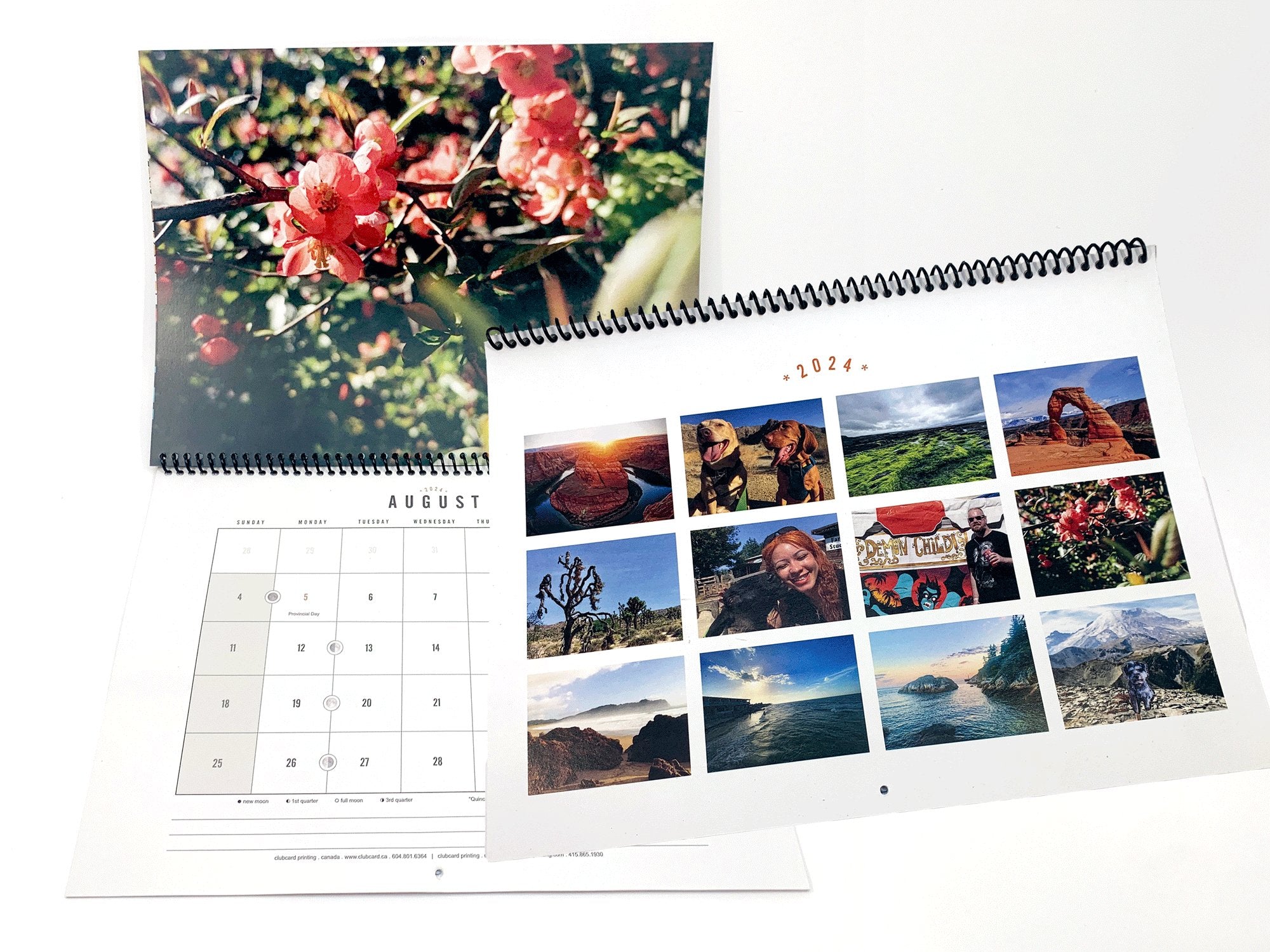 Coil Bound Calendars - Clubcard Printing Canada