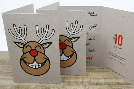 Concrete Grey Greeting Cards 20pt - Clubcard Printing Canada