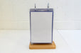 Flip Menu Display Stand With Clear 4x5.9 Display Pockets | Wood + Acrylic - Clubcard Printing Canada