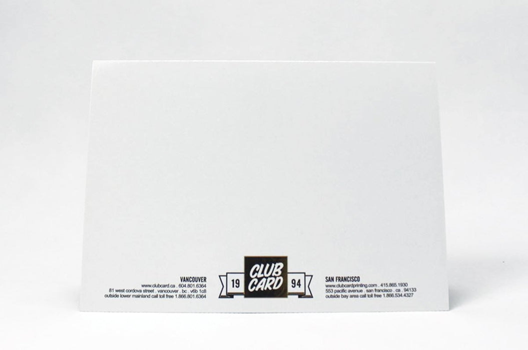 Foil Effects Greeting Cards 16pt - Clubcard Printing Canada