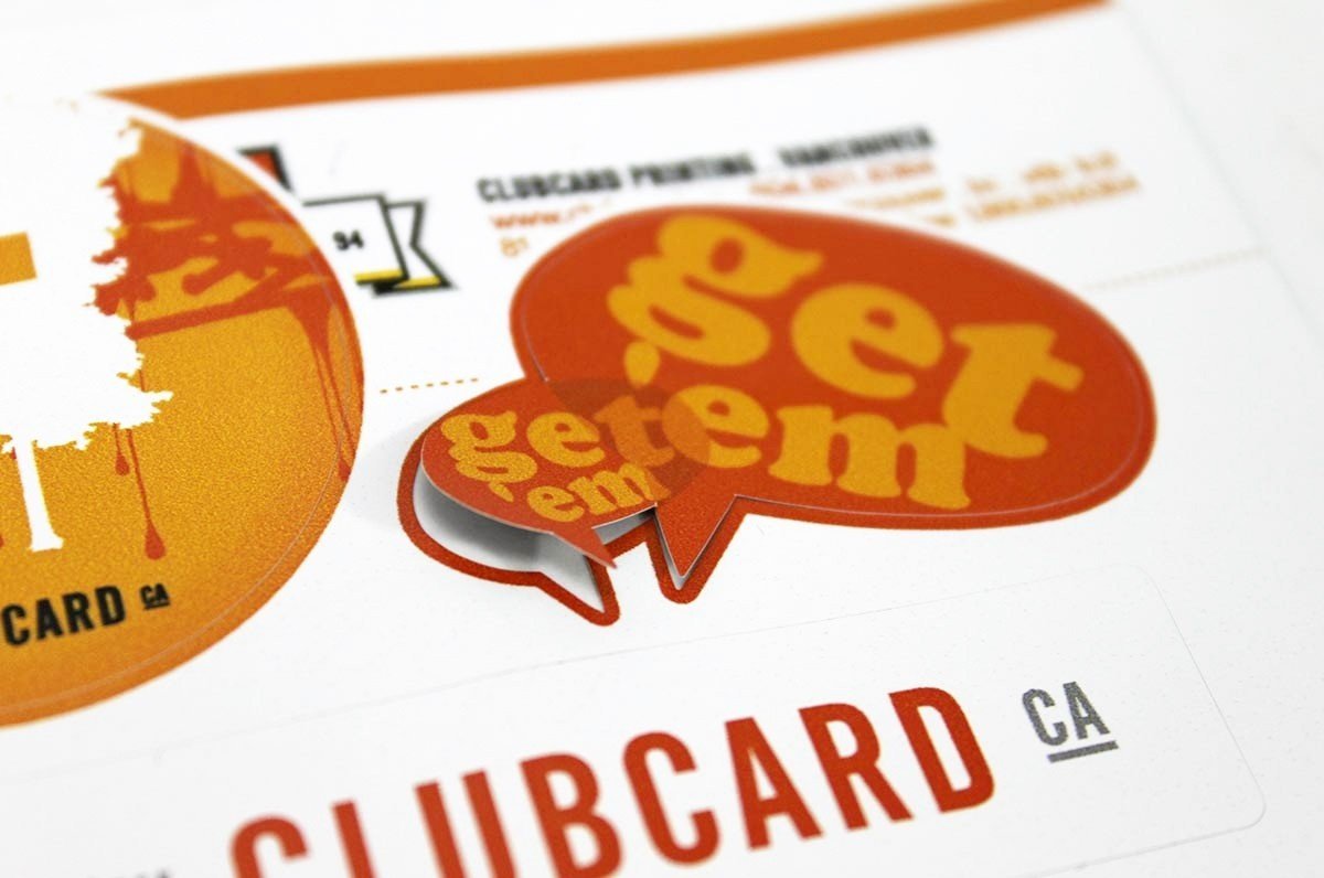 Multiple Sticker Sheets w/ Permanent Adhesive - Clubcard Printing Canada