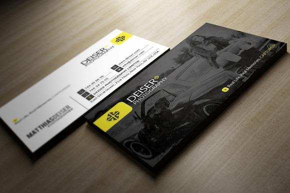 Photography Business Card Template - Clubcard Printing Canada