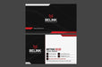 Red Black Business Card Template - Clubcard Printing Canada