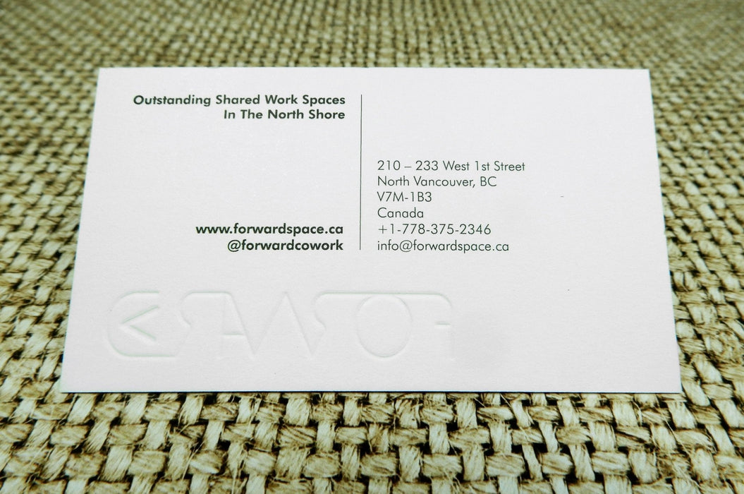 Smooth Uncoated Business Cards 24pt - Clubcard Printing Canada