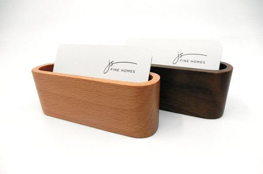 Wood Business Card Stand - Clubcard Printing Canada