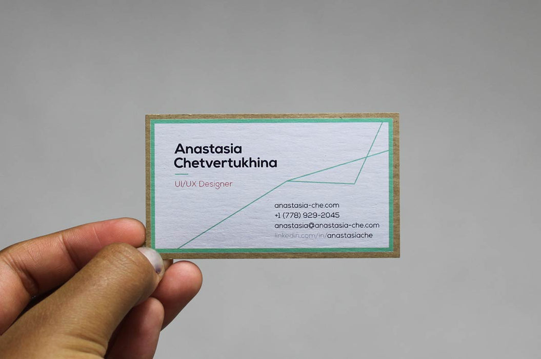 Thick Business Cards: 480g and 750g, Printed in 24H
